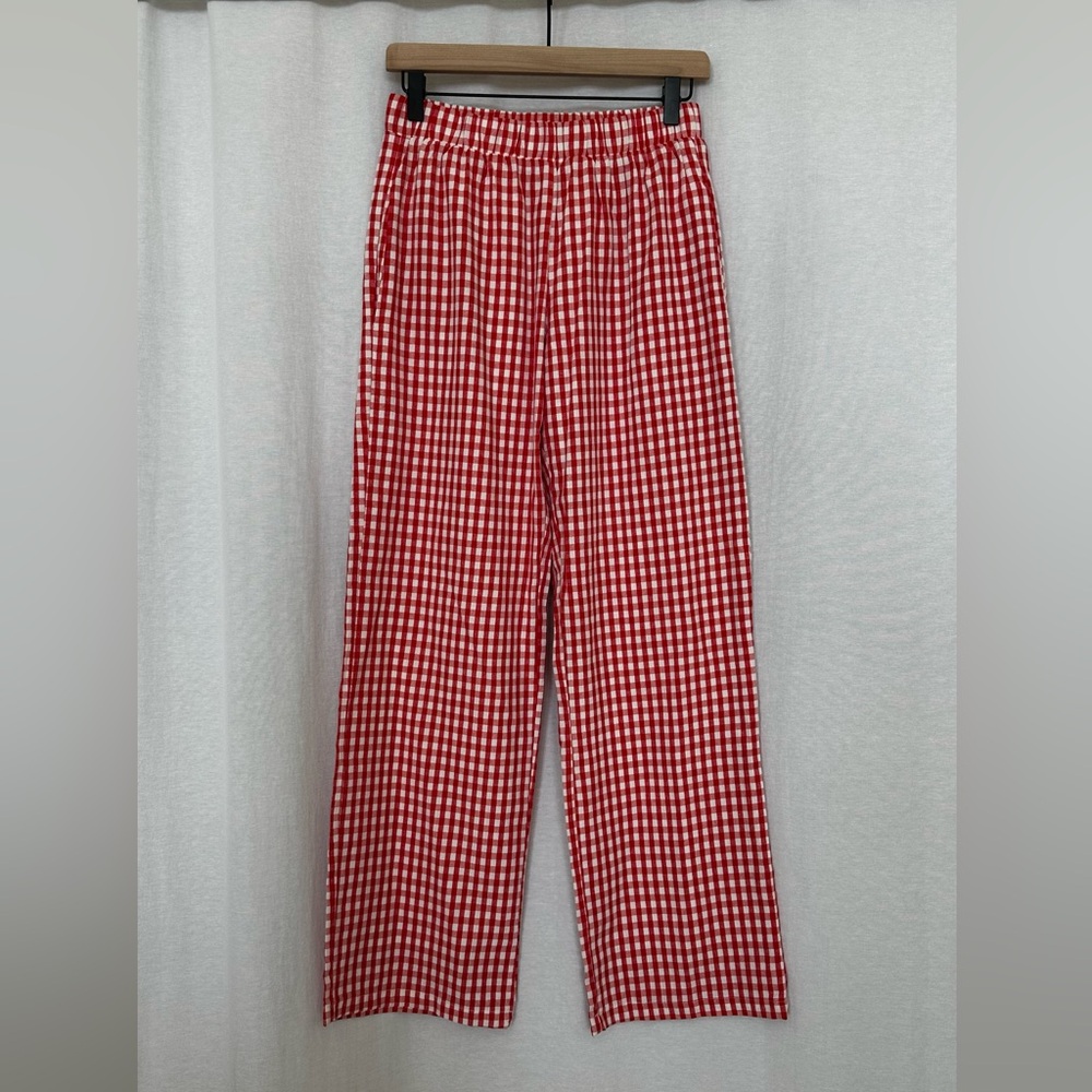 Red Checkered Pants